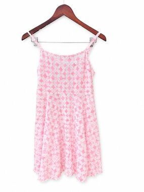 GAP Pink Tie-Dye Spaghetti Strap Mini dress